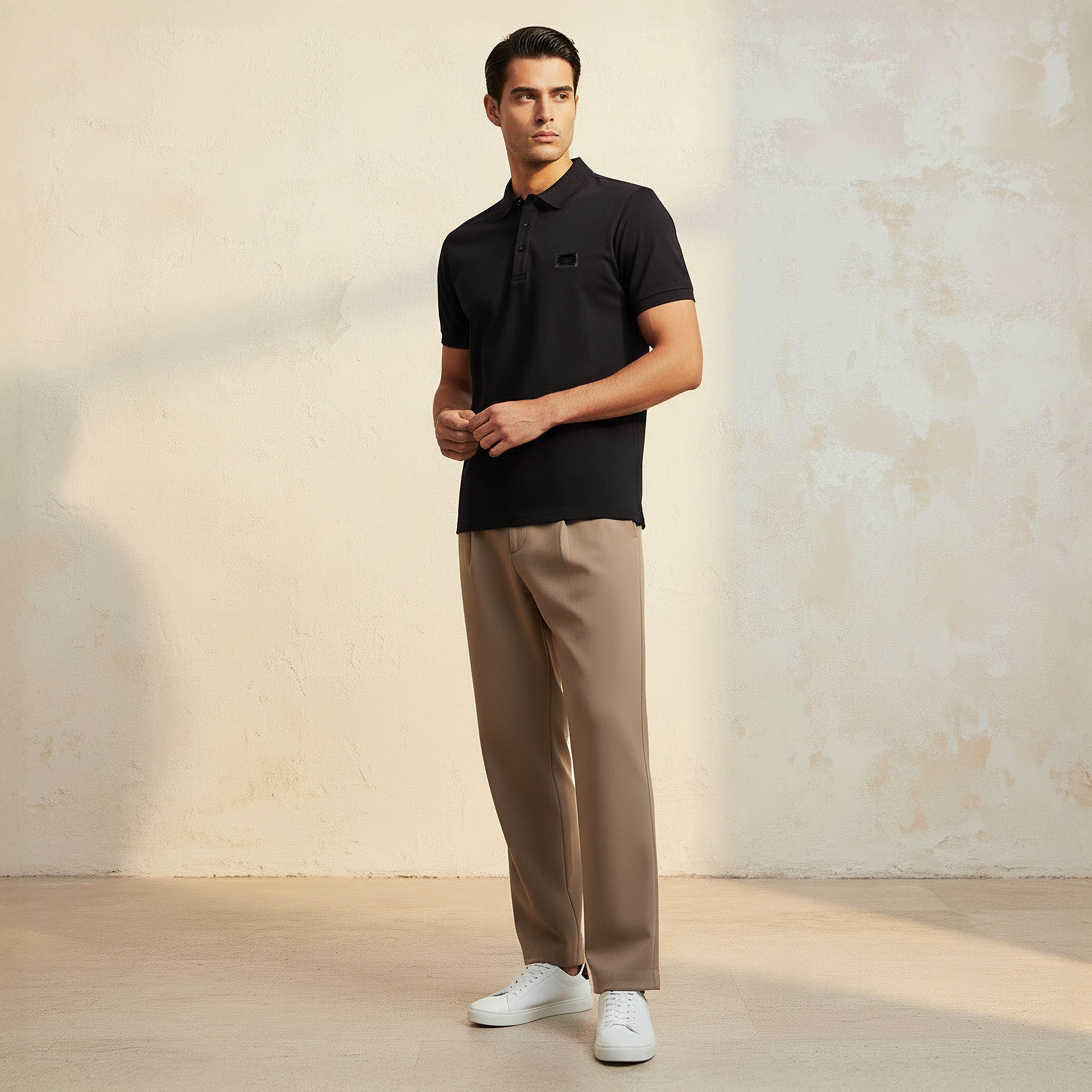 Emperor Men Short Sleeve Polo T-shirt-men-clothing-tshirtsandpolos-polos-image-3