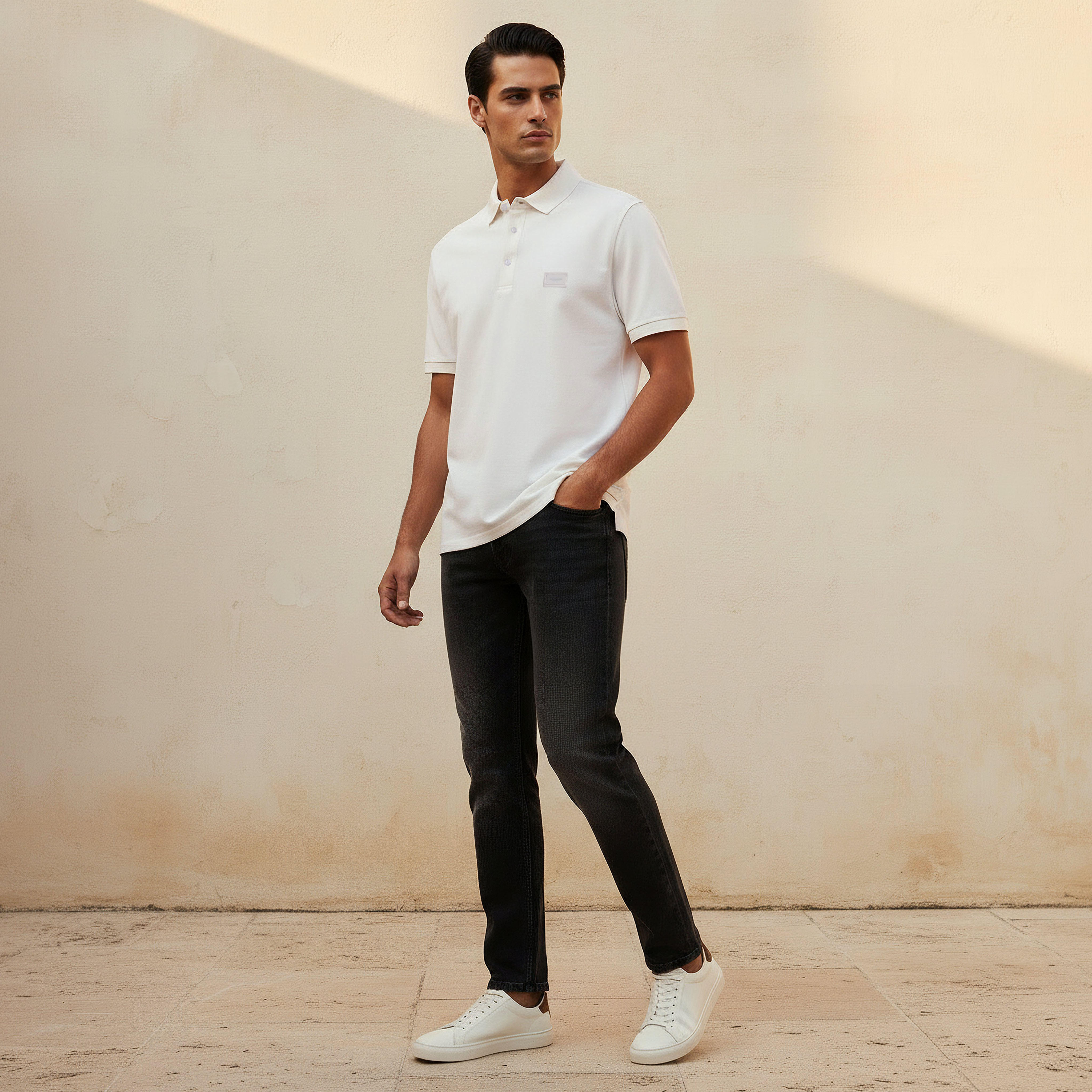 Emperor Men Short Sleeve Polo T-shirt-men-clothing-tshirtsandpolos-polos-image-3