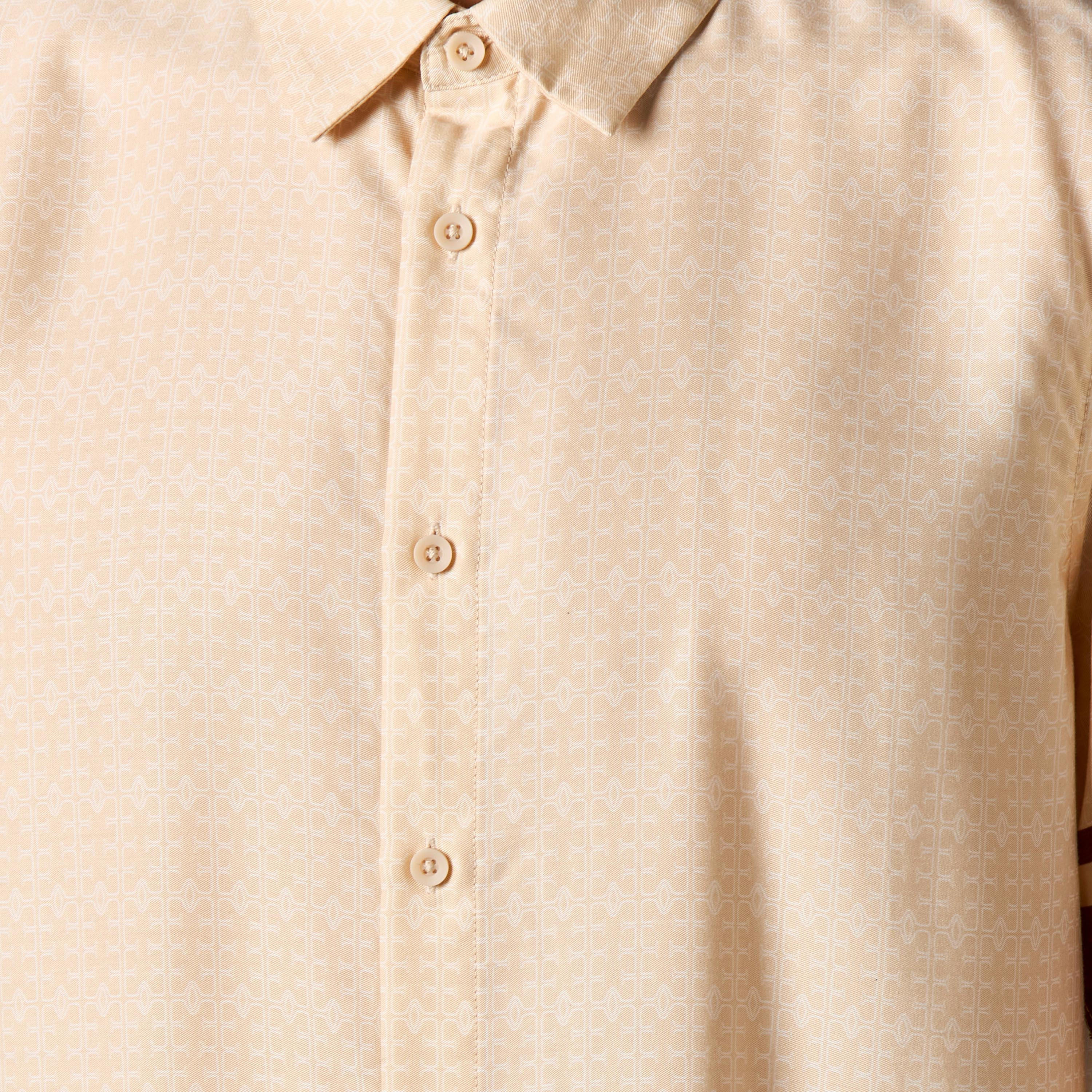 قميص بطبعات وأكمام قصيرة وياقة وقصة عادية للرجال من إمبيرور-men-clothing-shirts-image-3