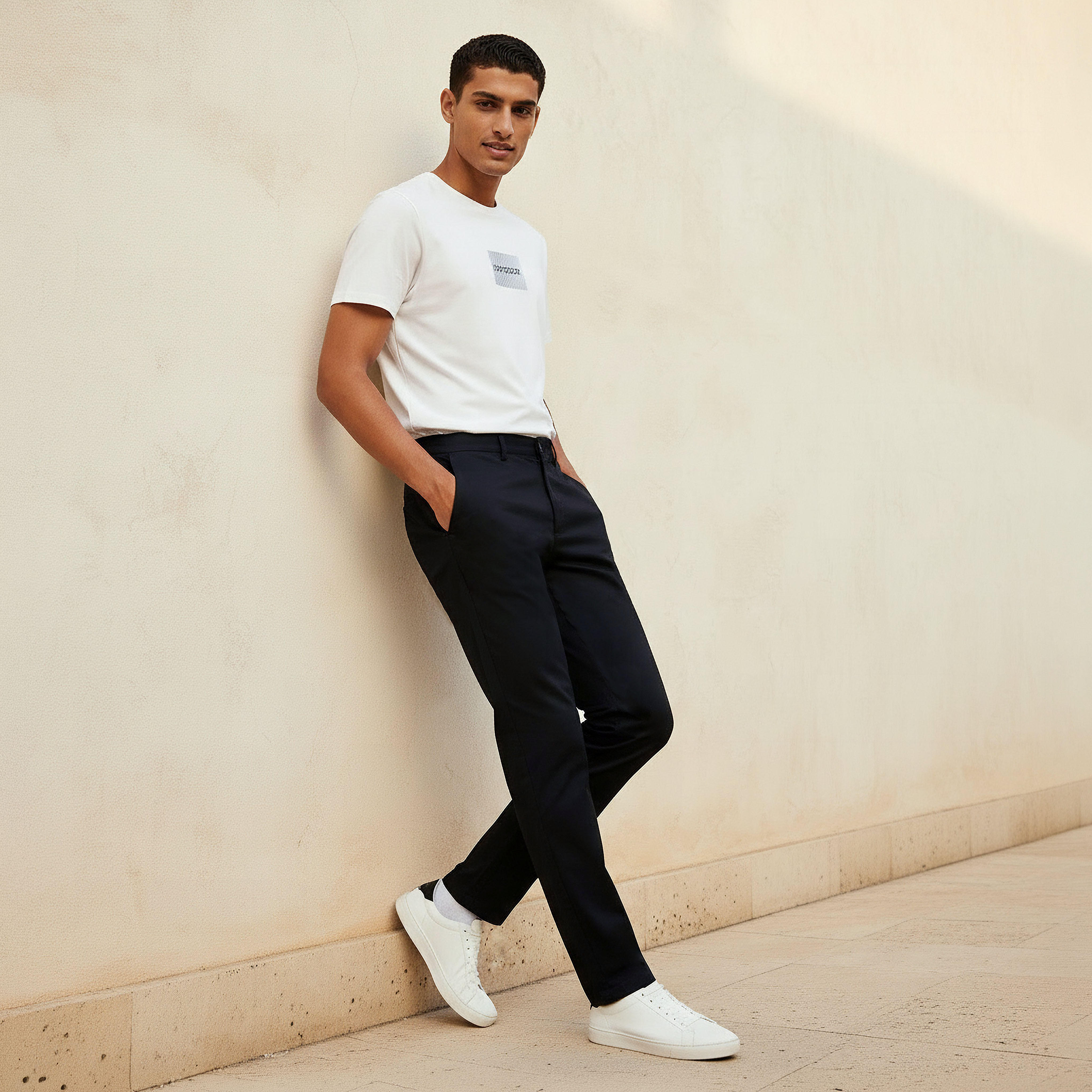 Emperor Men Regular Fit Twill Trousers-men-clothing-bottoms-trousersandchinos-trousers-image-3