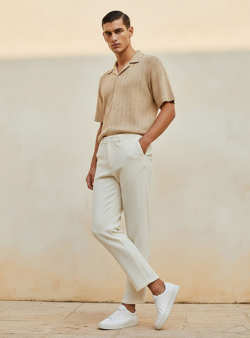 بنطلون رجالي بقصة عادية للرجال-men-clothing-bottoms-trousersandchinos-trousers-image-2