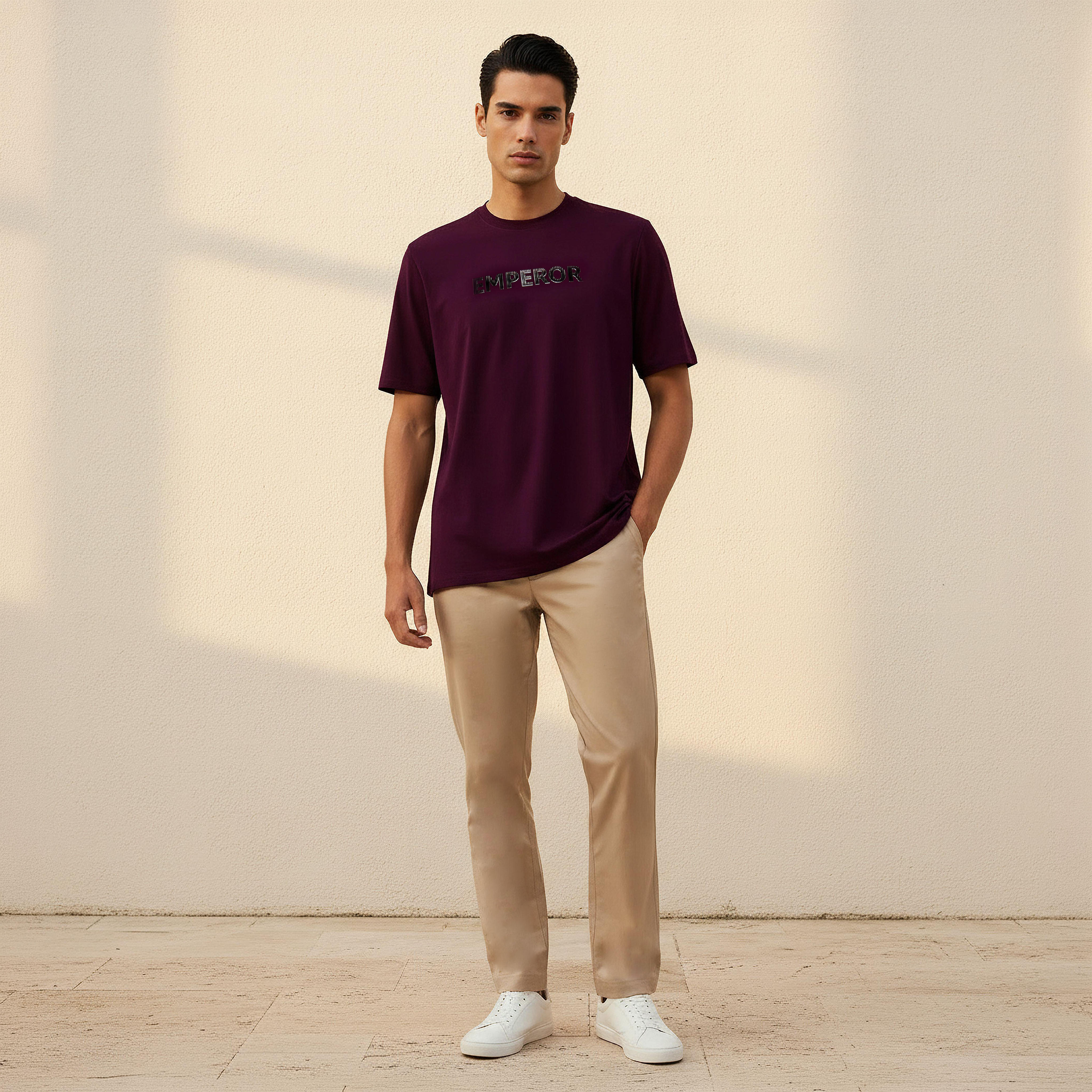 Emperor Regular Fit Crew Neck Short Sleeve T-shirt-men-clothing-tshirtsandpolos-tshirts-image-3