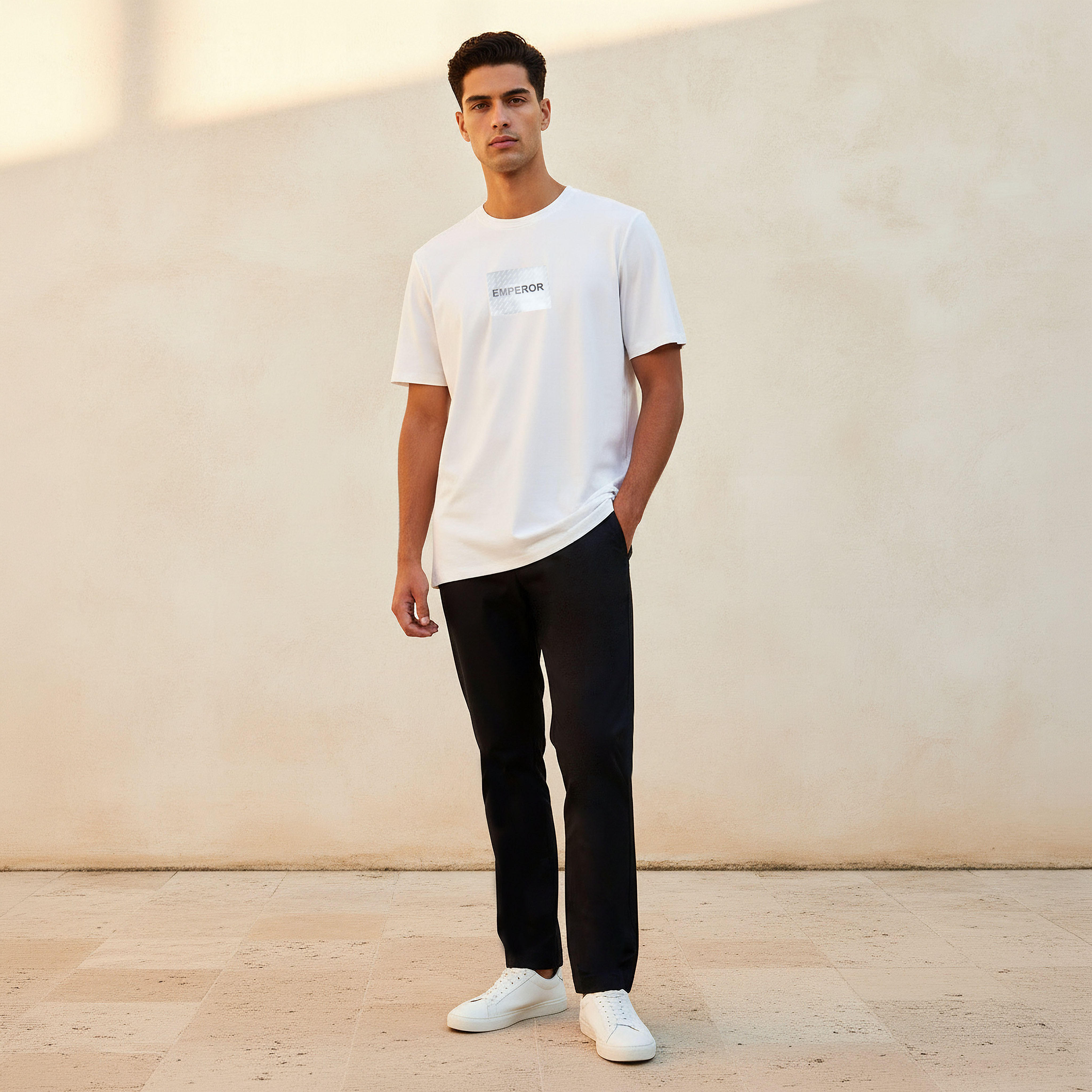 Emperor Regular Fit Crew Neck Short Sleeve T-shirt-men-clothing-tshirtsandpolos-tshirts-image-3