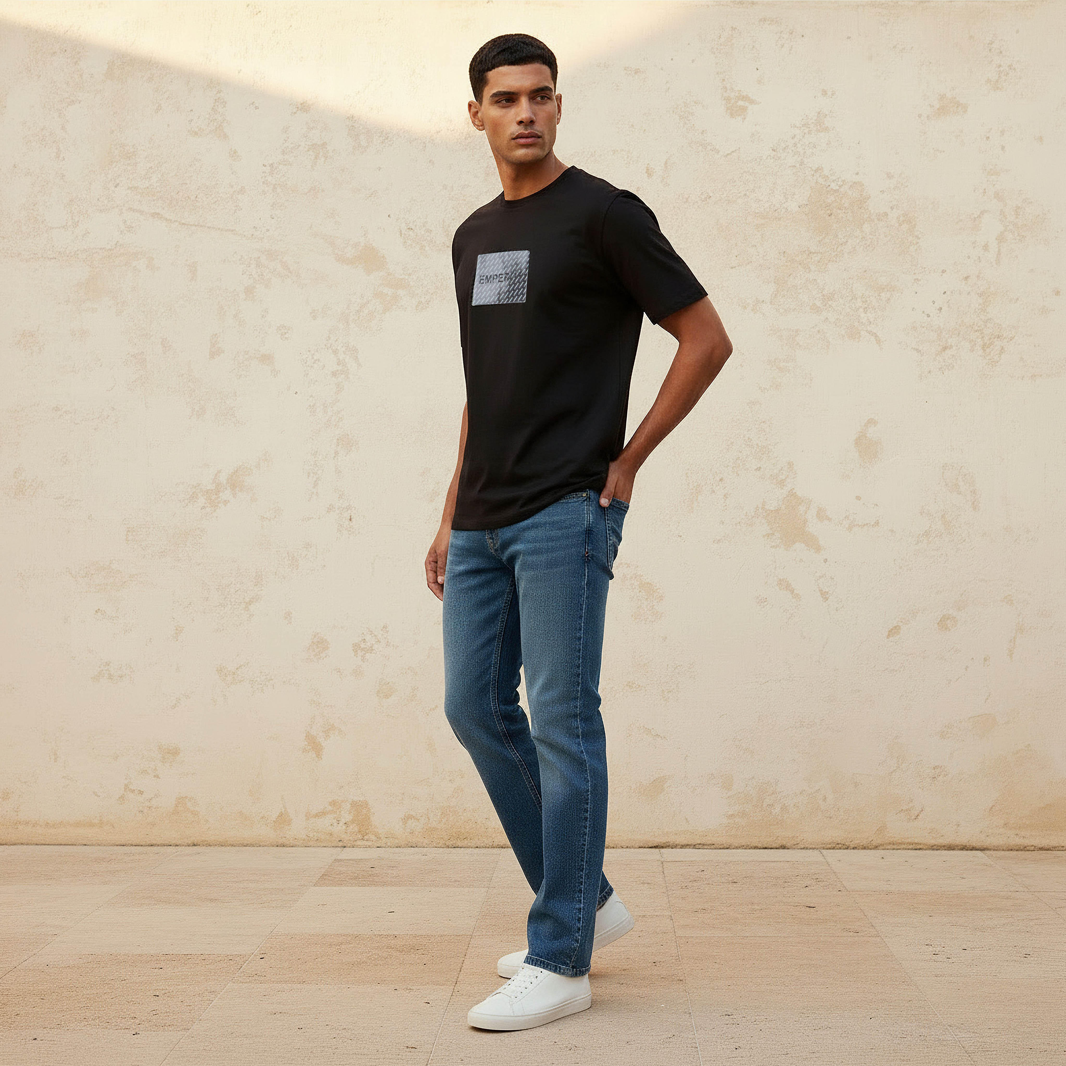 Emperor Regular Fit Crew Neck Short Sleeve T-shirt-men-clothing-tshirtsandpolos-tshirts-image-3