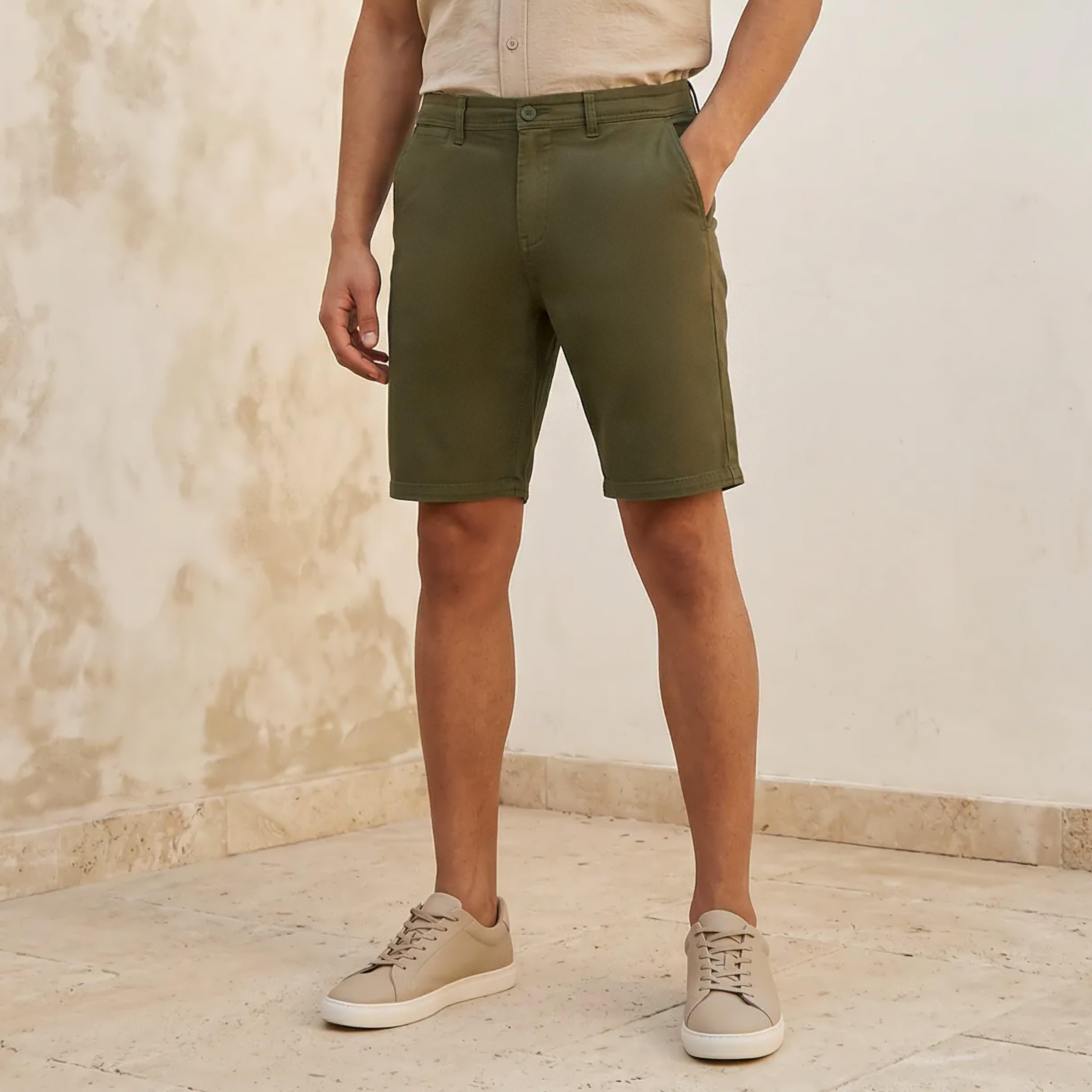 Men Slim Fit Shorts-PROMO_SP_SA_2FOR99_110625-image-1