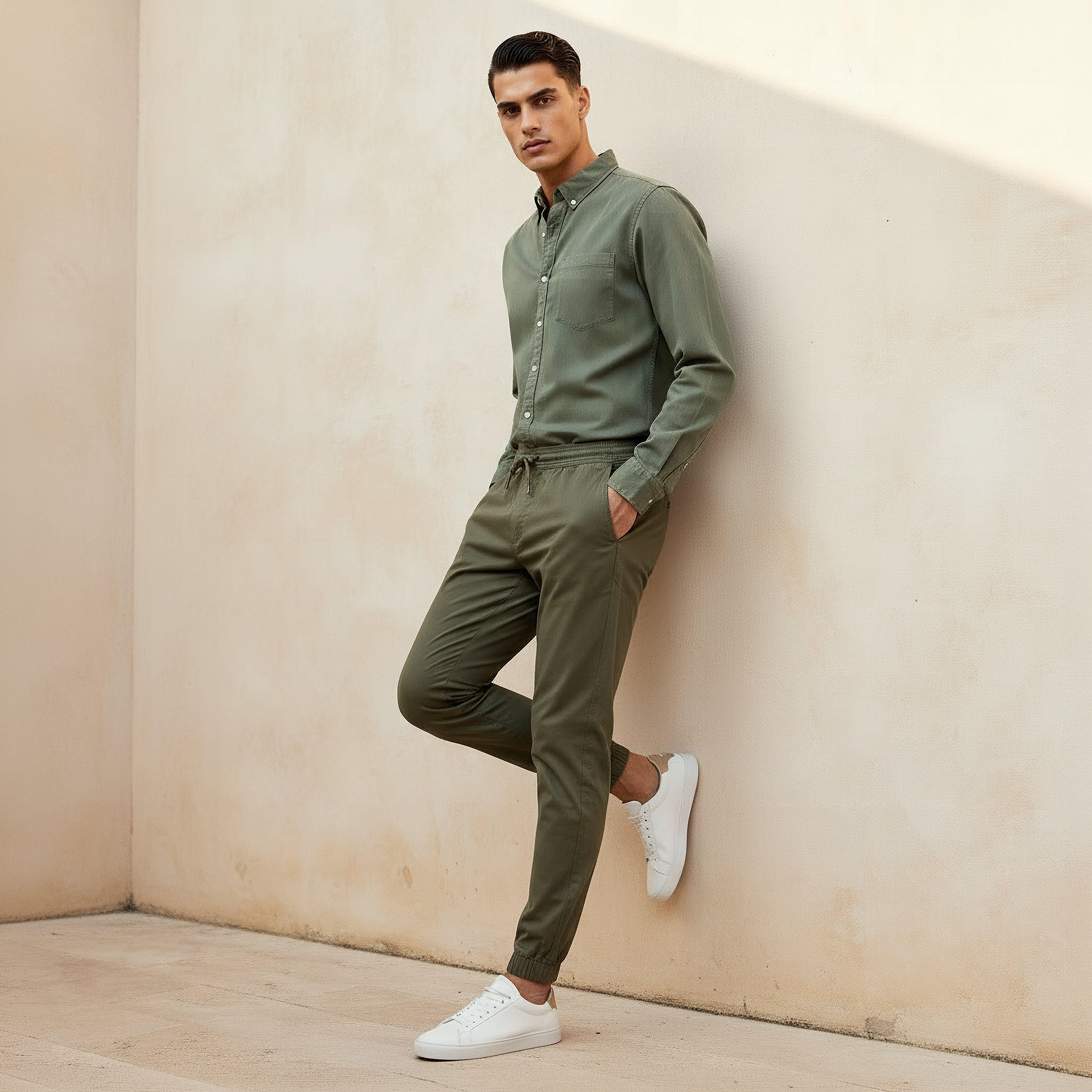 Men Slim Fit Joggers-men-clothing-bottoms-joggers-image-3