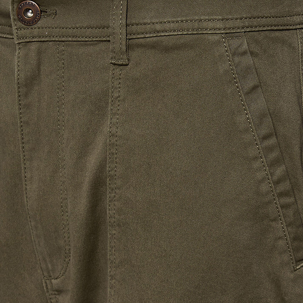Men Regular Fit Twill Cargo Trousers-men-clothing-bottoms-trousersandchinos-trousers-image-2