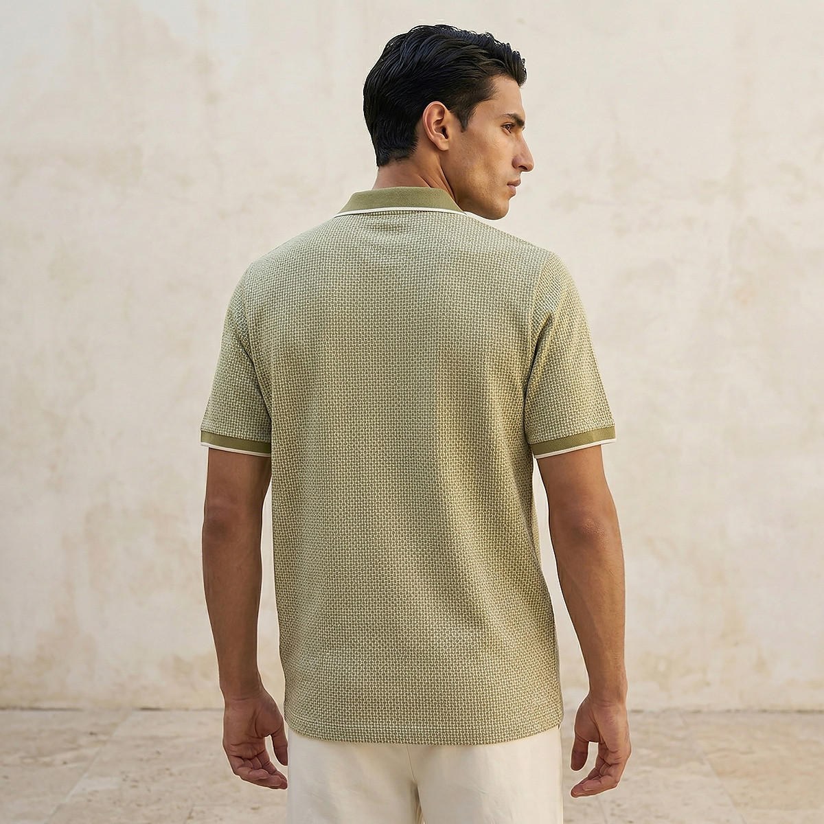 Men Short Sleeve Textured Polo T-shirt-PROMO_SP_BH_RGCC_BUY2FOR11_040325-image-4
