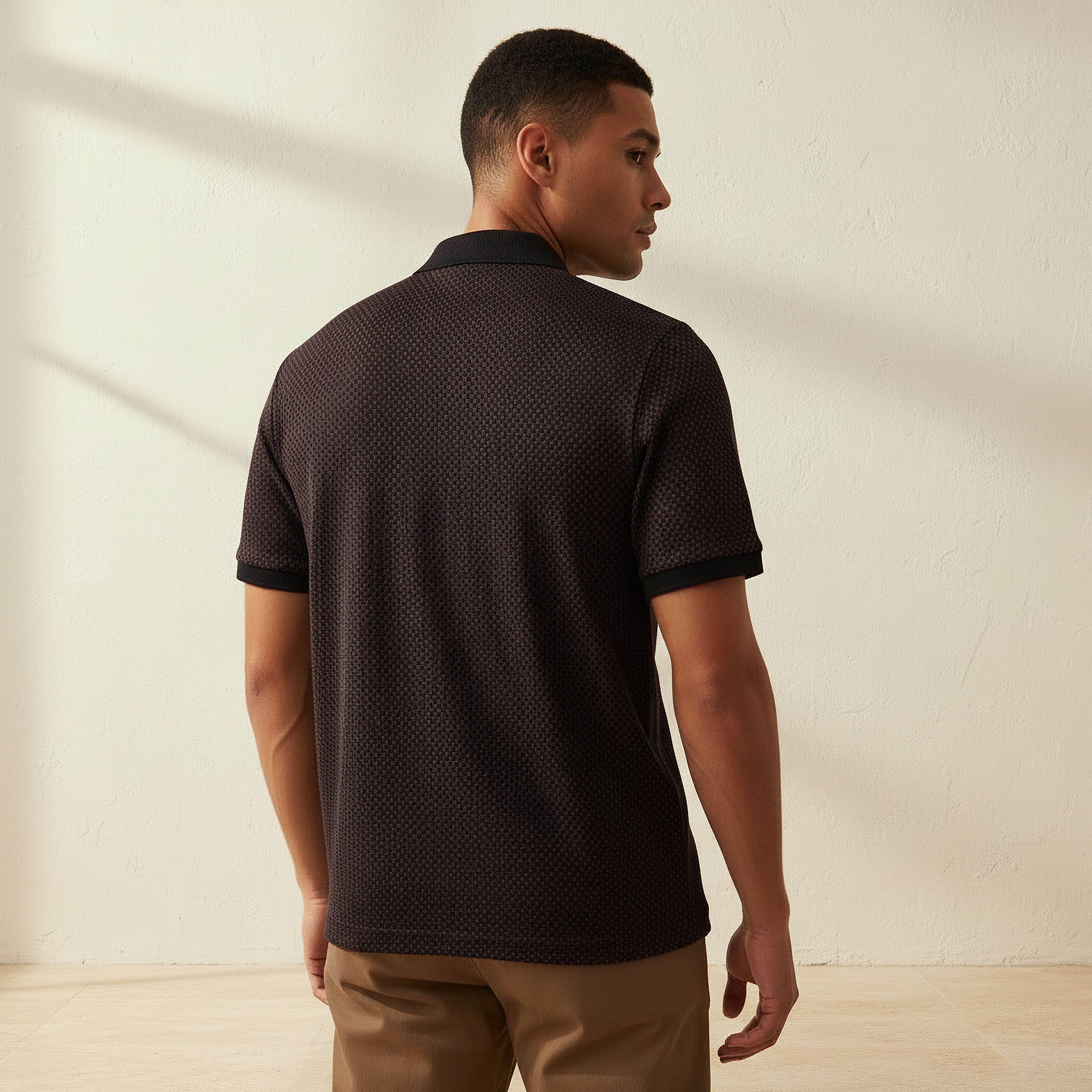 Men Short Sleeve Textured Polo T-shirt-PROMO_SP_BH_RGCC_BUY2FOR11_040325-image-4
