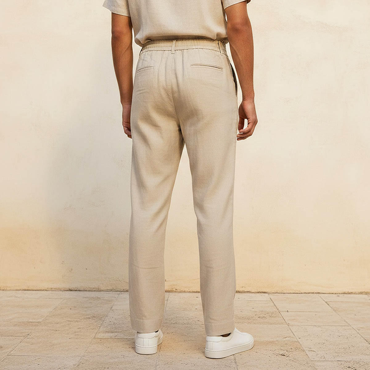 Men Regular Fit Linen Blend Trousers-men-clothing-bottoms-trousersandchinos-trousers-image-4