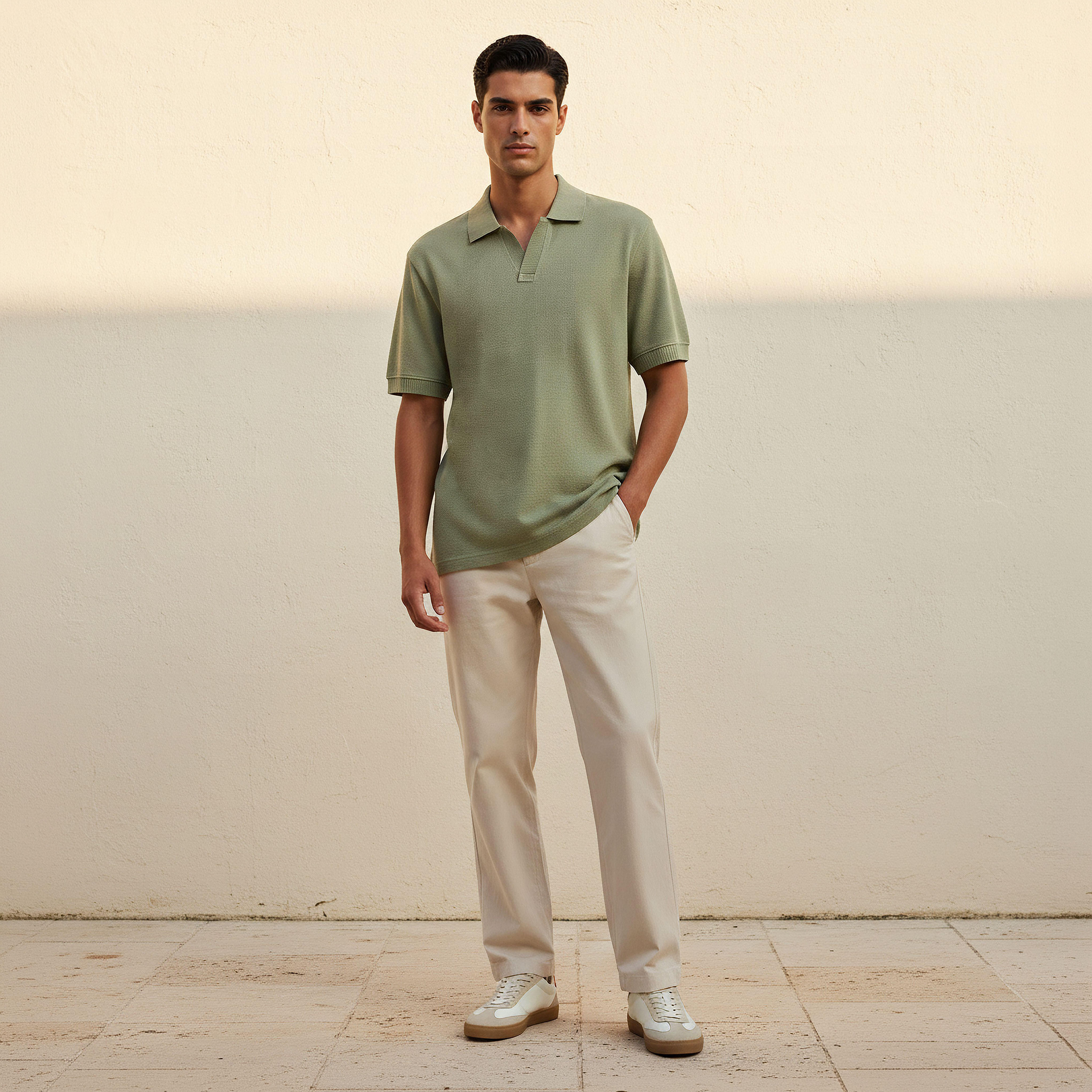 Men Short Sleeves Textured Johnny Collar Polo T-shirt-PROMO_SP_BH_RGCC_BUY2FOR11_040325-image-3