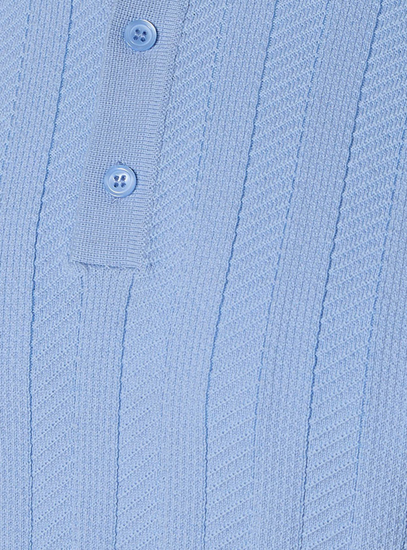 تيشيرت بولو رجالي بارز الملمس بأكمام قصيرة-men-clothing-tshirtsandpolos-polos-image-2