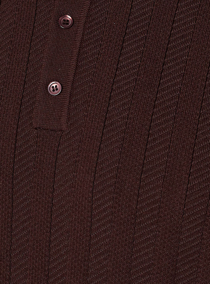 تيشيرت بولو رجالي بارز الملمس بأكمام قصيرة-men-clothing-tshirtsandpolos-polos-image-2