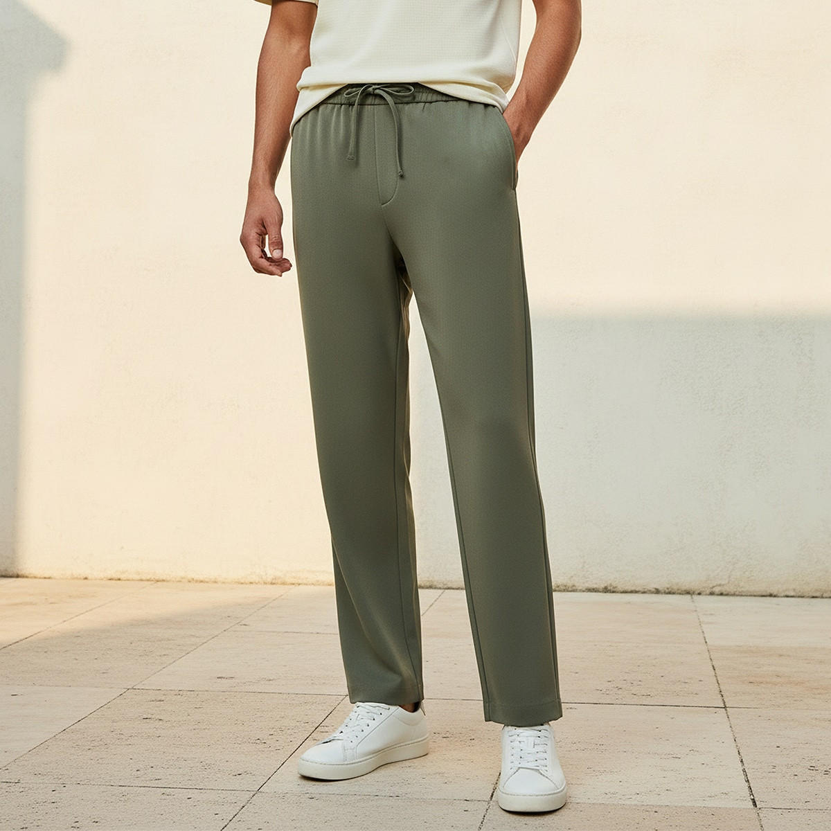بنطلون بقصّة عادية من سبلاش سمارت-men-clothing-bottoms-trousersandchinos-trousers-image-1