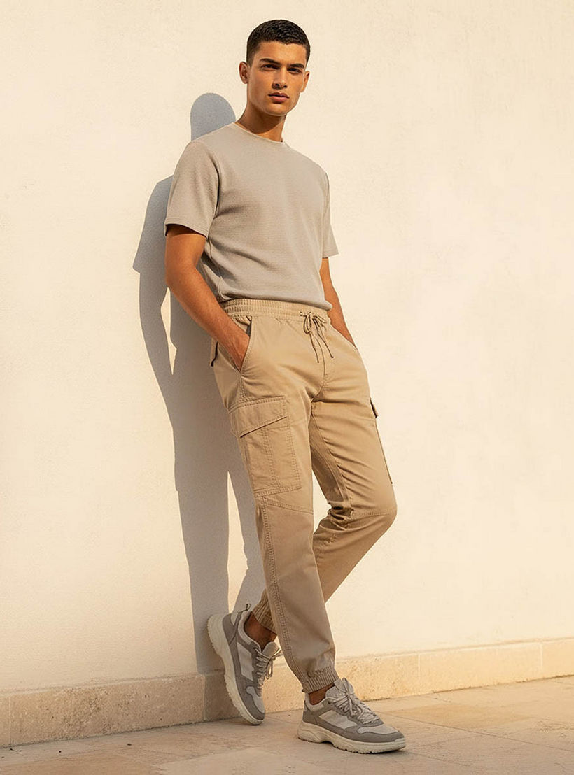 بنطال كارغو رجالي فضفاض برباط خصر مريح-men-clothing-bottoms-joggers-image-3