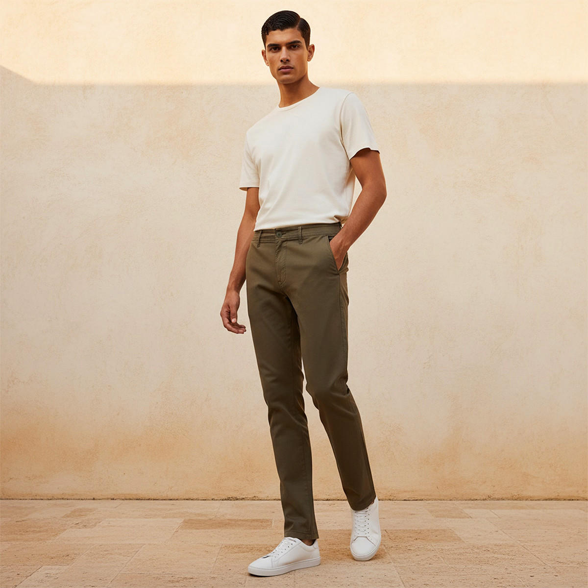 Men Slim Fit Chinos with Pockets-men-clothing-bottoms-trousersandchinos-chinos-image-3