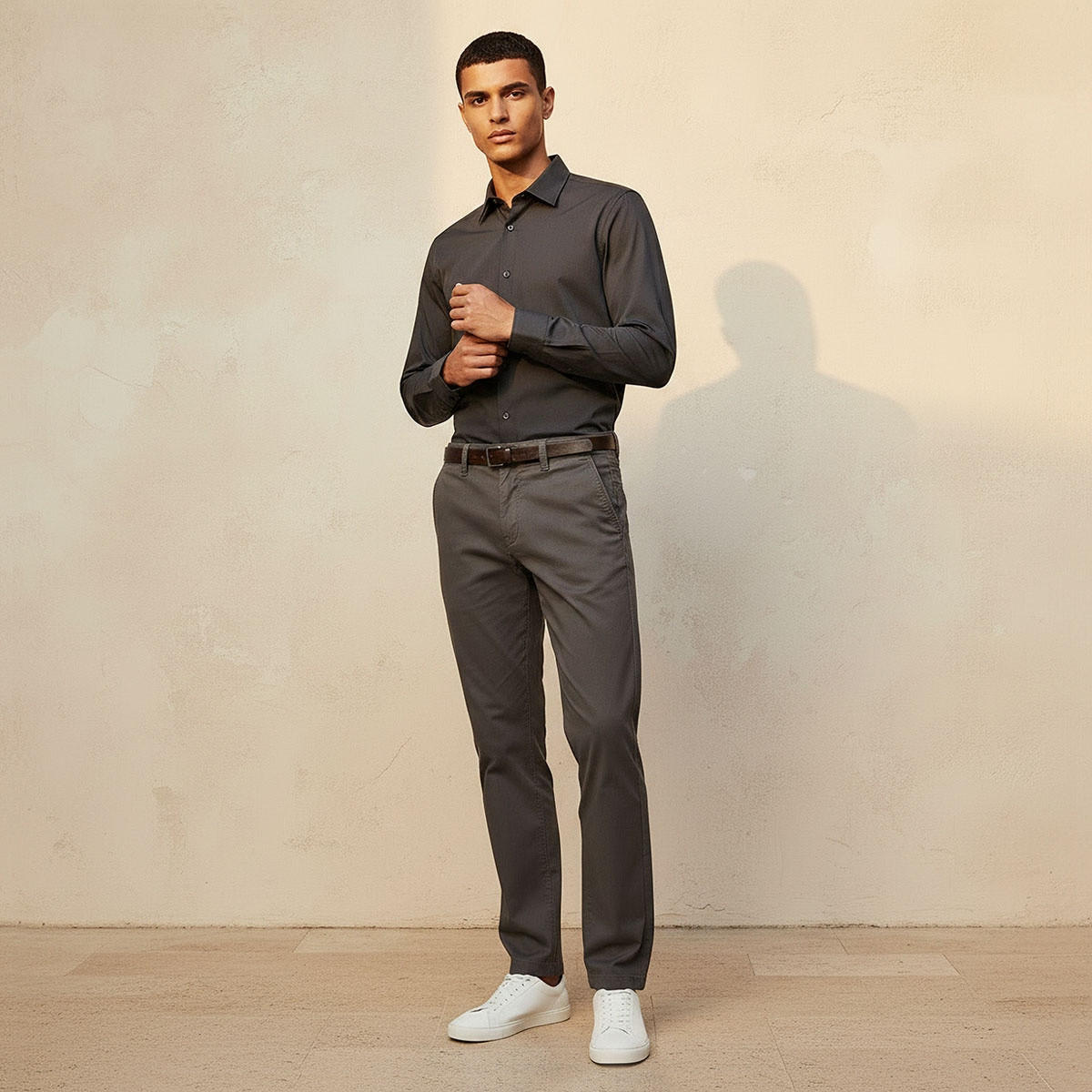 Splash Smart Slim Fit Belted Cotton Chinos-men-clothing-bottoms-trousersandchinos-chinos-image-5