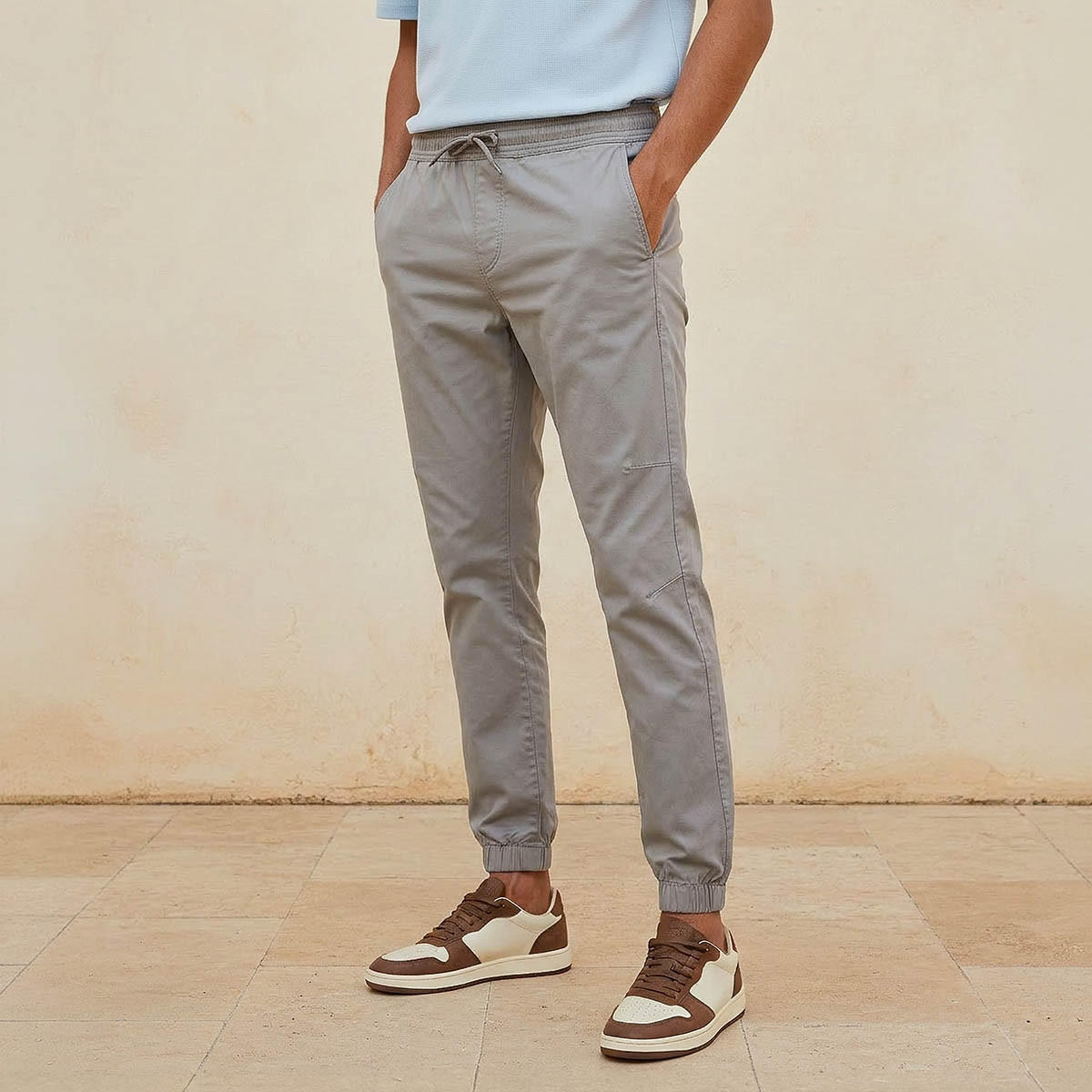 Splash Smart Slim Fit Joggers with Flexi Waist-men-clothing-bottoms-joggers-image-1