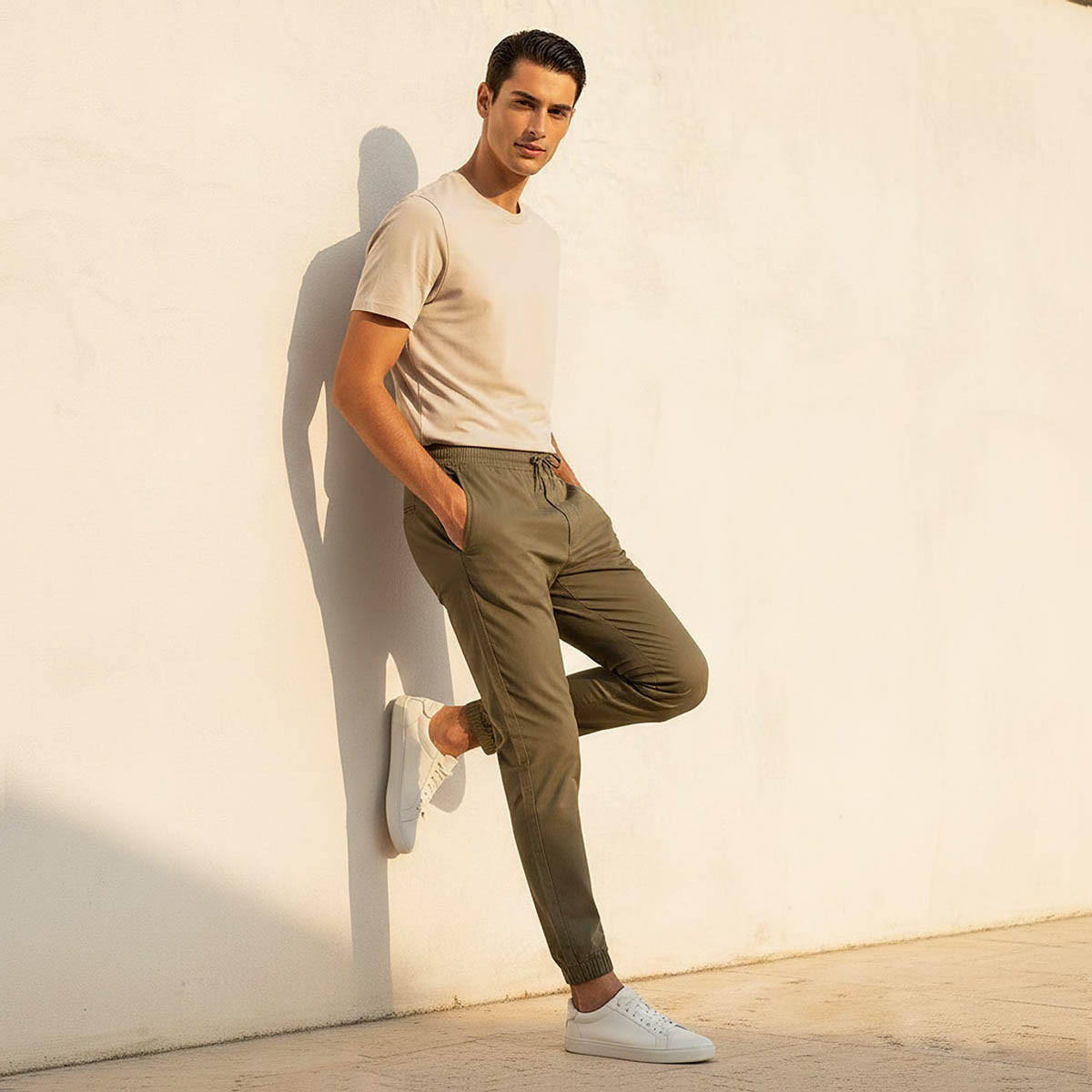 Splash Smart Slim Fit Joggers with Flexi Waist-men-clothing-bottoms-joggers-image-3