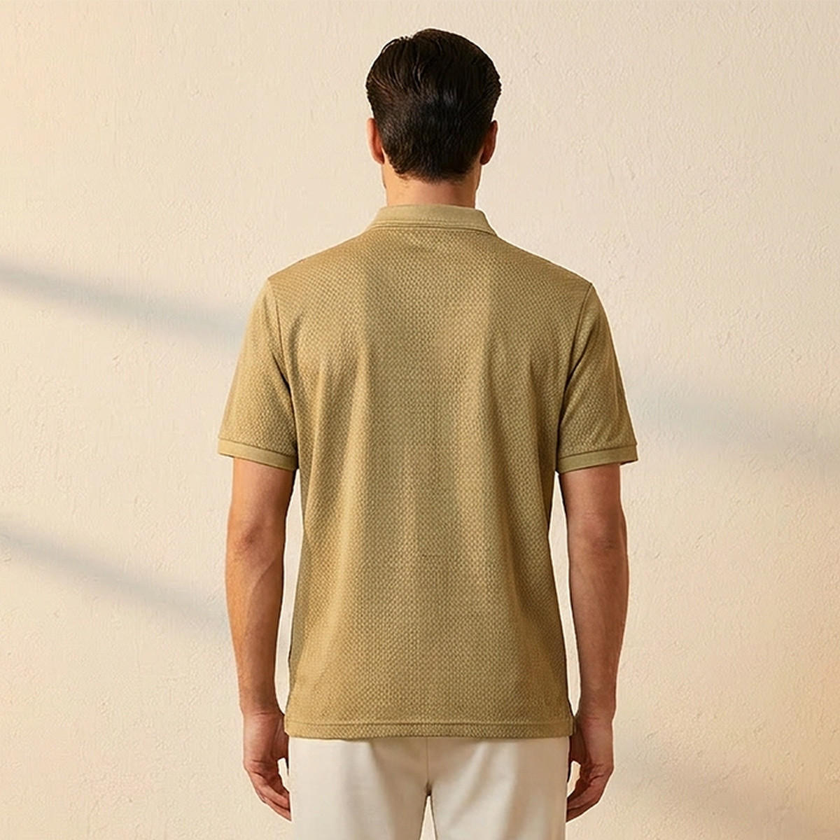تيشيرت بولو بارز الملمس بأكمام قصيرة من سبلاش سمارت-men-clothing-tshirtsandpolos-polos-image-4