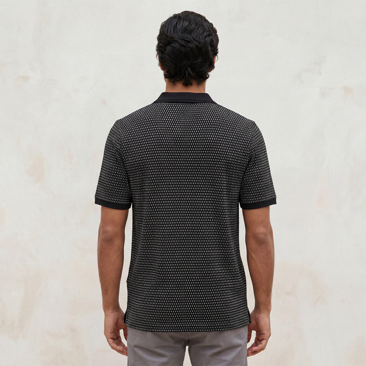 تيشيرت بولو بارز الملمس بأكمام قصيرة من سبلاش سمارت-men-clothing-tshirtsandpolos-polos-image-4