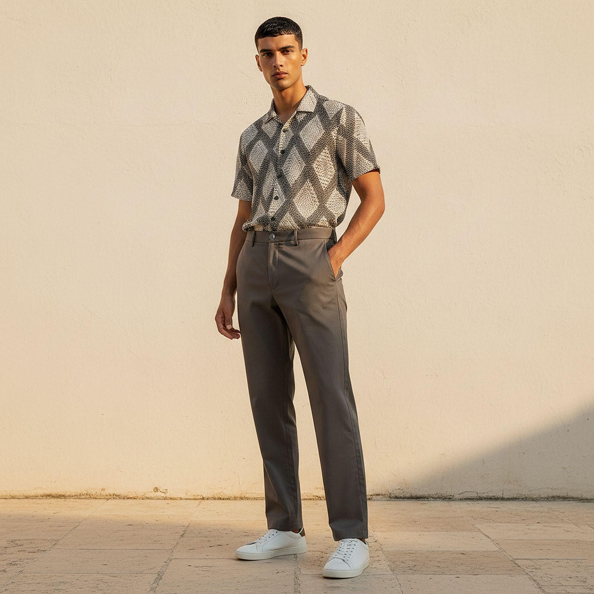 Splash Smart Regular Fit Trousers-men-clothing-trousersandchinos-trousers-image-3