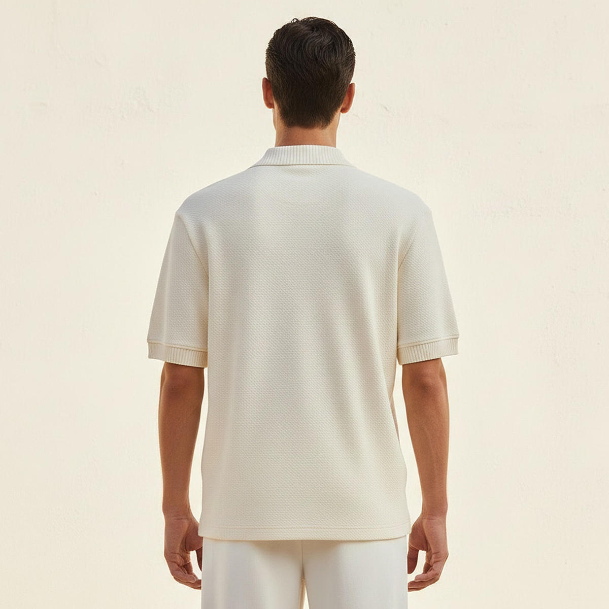 Men Short Sleeve Textured Polo T-shirt-men-clothing-tshirtsandpolos-polos-image-4