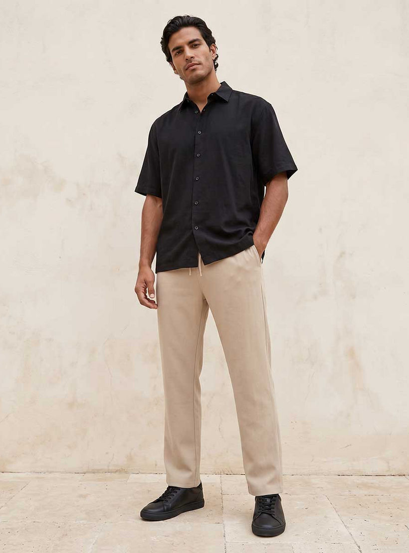 Splash Smart Regular Fit Collared Short Sleeves Shirt-men-clothing-shirts-image-3