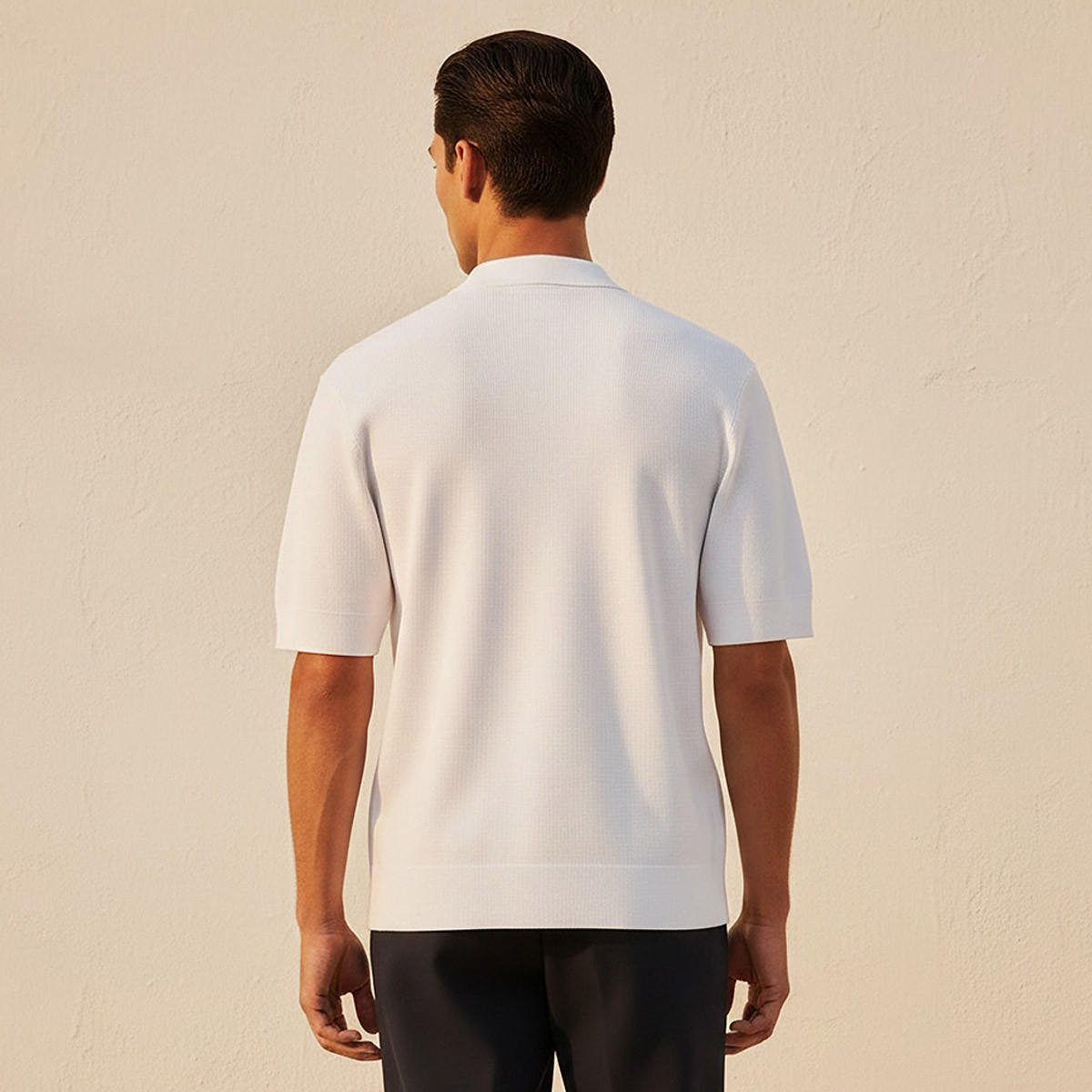 Men Short Sleeves Textured Polo T-shirt-men-clothing-tshirtsandpolos-polos-image-4