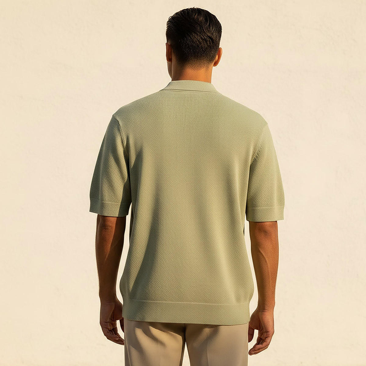 Men Short Sleeves Textured Polo T-shirt-men-clothing-tshirtsandpolos-polos-image-4