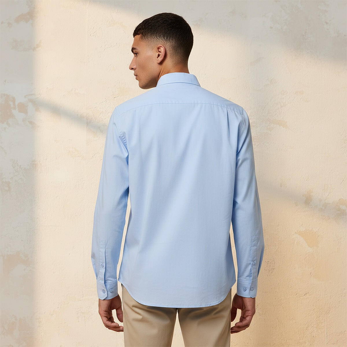 Splash Smart Regular Fit Collared Long Sleeves Shirt-men-clothing-shirts-image-4