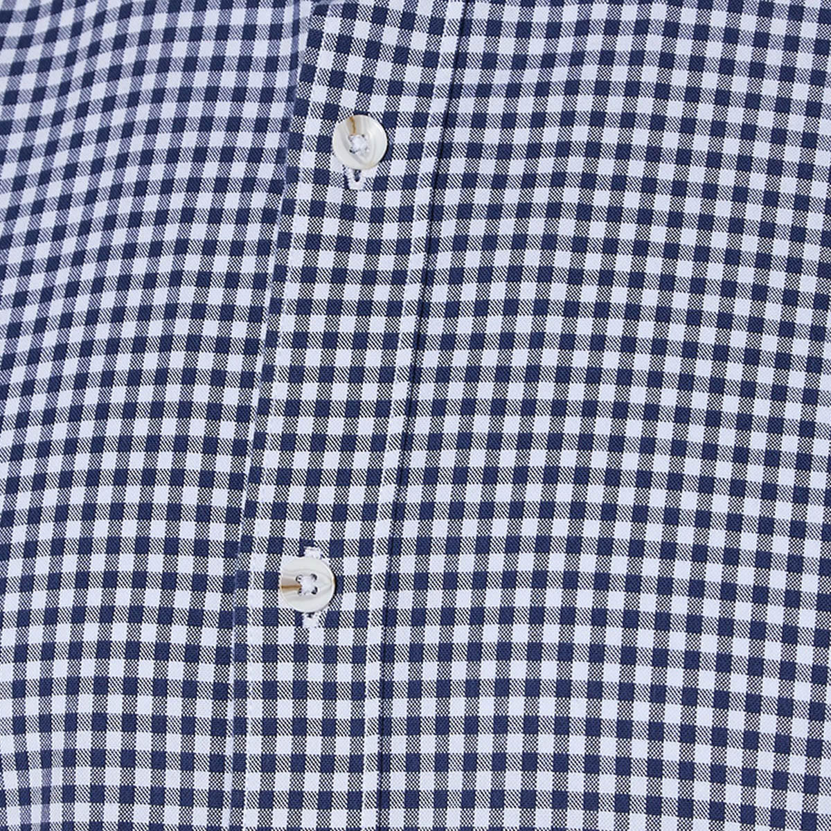 قميص كاروهات بياقة بأزرار وأكمام طويلة وقصة عادية للرجال-men-clothing-shirts-image-2