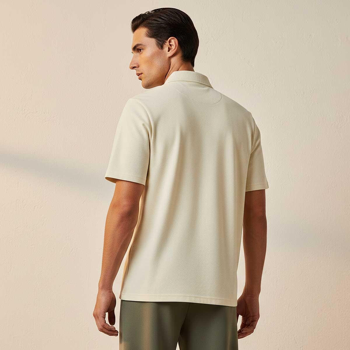 Splash Smart Short Sleeves Textured Polo T-shirt-men-clothing-tshirtsandpolos-polos-image-4