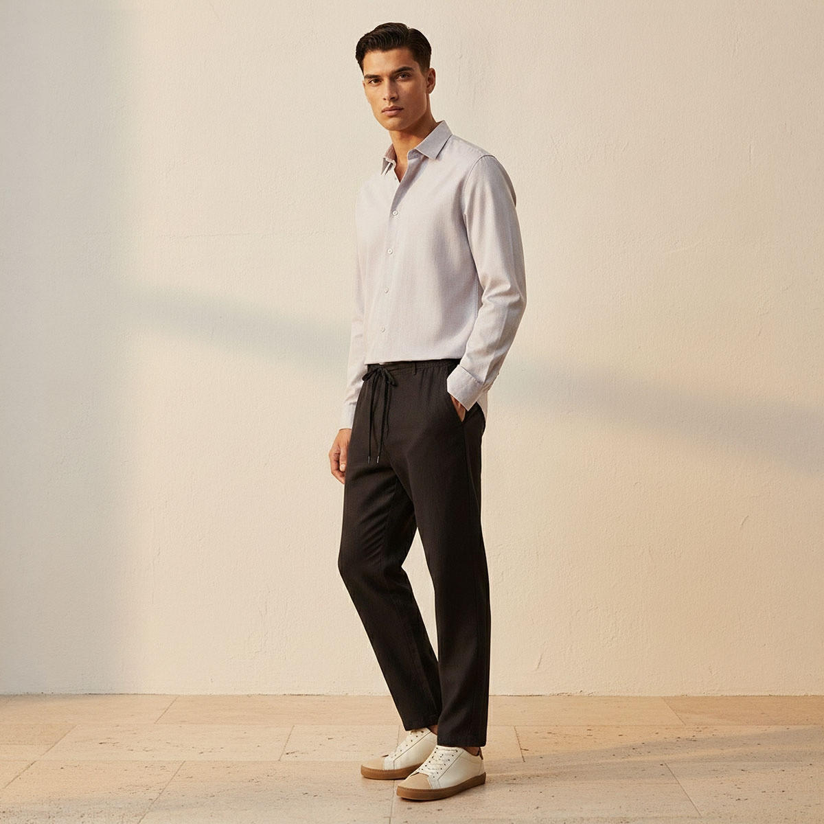 Splash Smart Regular Fit Collared Long Sleeves Shirt-men-clothing-shirts-image-3