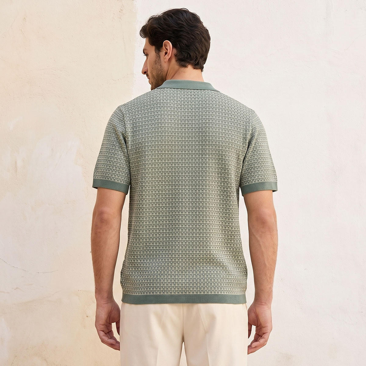 تيشيرت بولو مخطط بأكمام قصيرة من سبلاش سمارت-men-clothing-tshirtsandpolos-polos-image-4