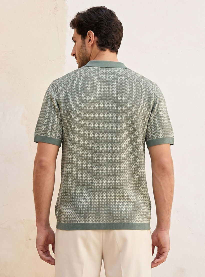 تيشيرت بولو مخطط بأكمام قصيرة من سبلاش سمارت-men-clothing-tshirtsandpolos-polos-image-4