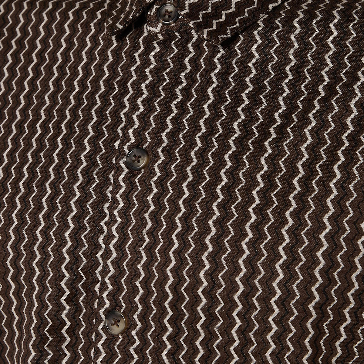 Splash Smart Regular Fit Collared Chevron Jacquard Short Sleeves Shirt-men-clothing-shirts-image-2