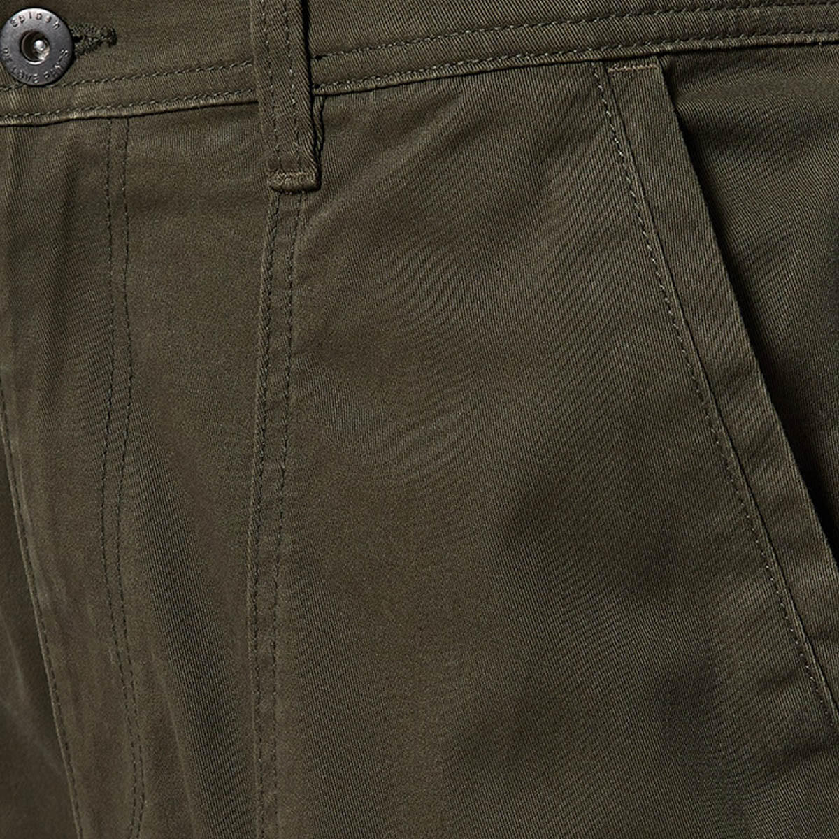 Men Regular Fit Twill Cargo Trousers-men-clothing-bottoms-trousersandchinos-trousers-image-2