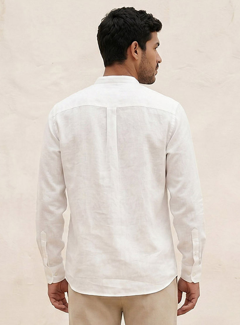 قميص مزيج كتان بقصة عادية من سبلاش سمارت-men-clothing-shirts-image-4