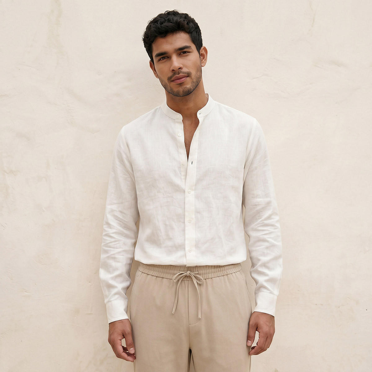 قميص مزيج كتان بقصة عادية من سبلاش سمارت-men-clothing-shirts-image-6