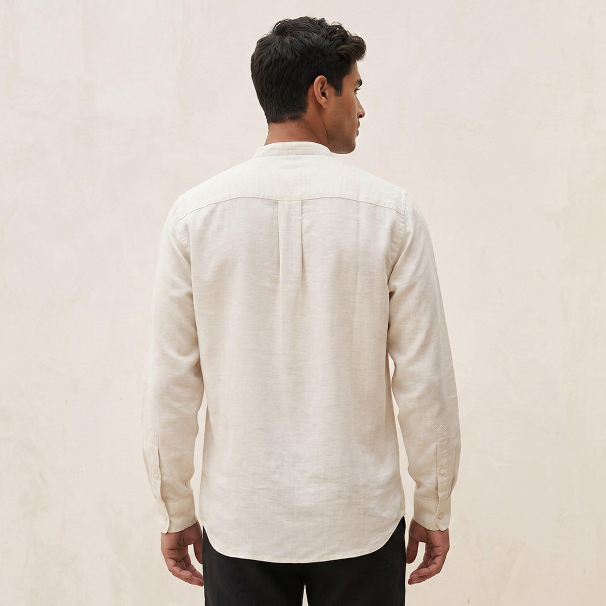 قميص مزيج كتان بقصة عادية من سبلاش سمارت-men-clothing-shirts-image-4