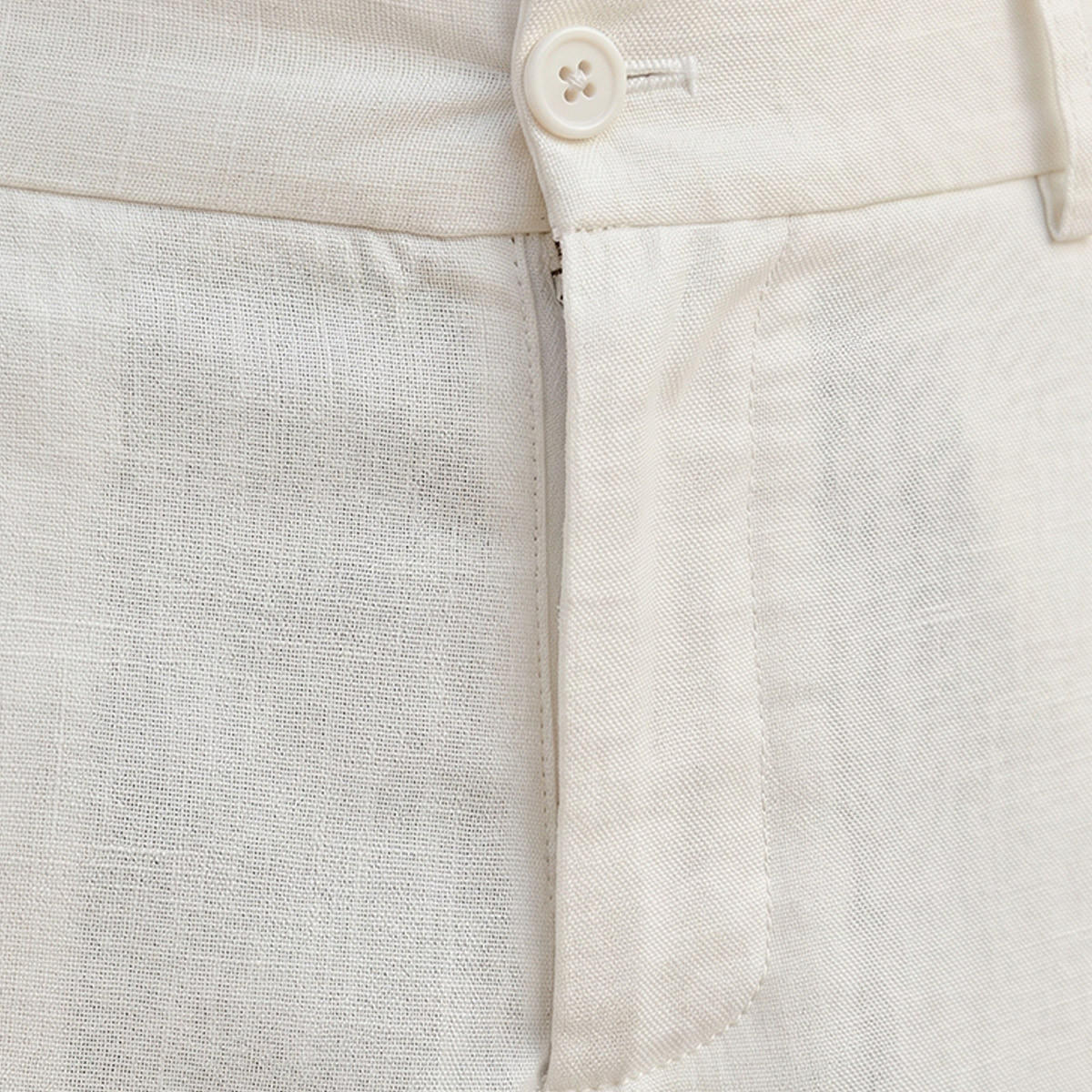Splash Smart Regular Fit Linen Blend Trousers-men-clothing-trousersandchinos-trousers-image-2