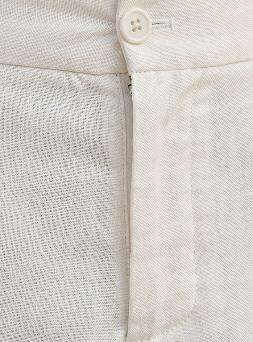 Splash Smart Regular Fit Linen Blend Trousers-men-clothing-trousersandchinos-trousers-image-2