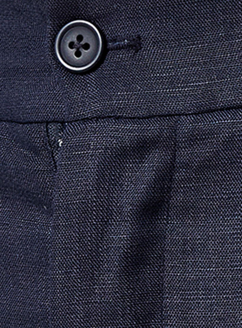 Splash Smart Regular Fit Linen Blend Trousers-men-clothing-trousersandchinos-trousers-image-2
