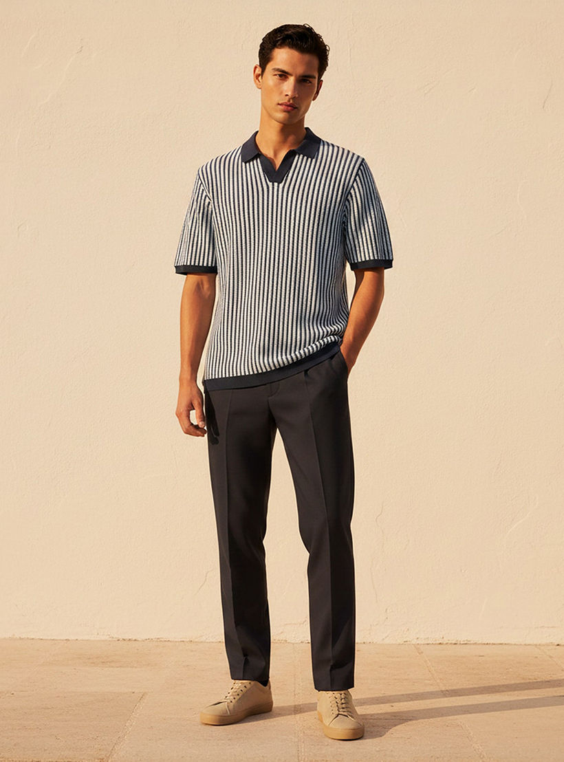تيشيرت بولو مخطط بأكمام قصيرة للرجال-men-clothing-tshirtsandpolos-polos-image-3