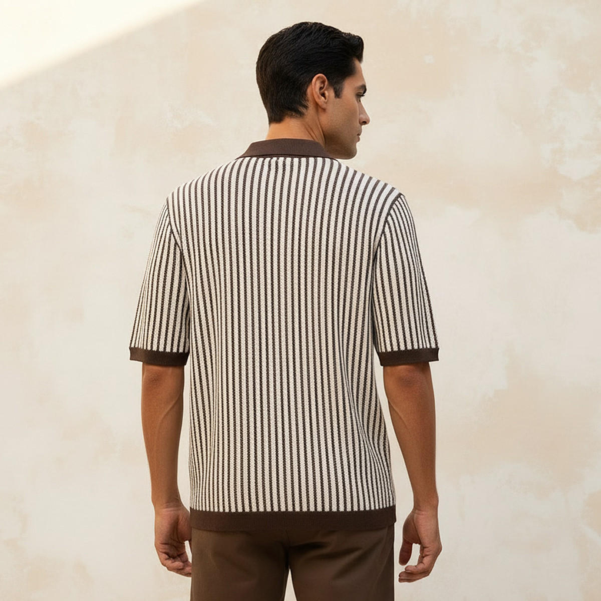 تيشيرت بولو مخطط بأكمام قصيرة للرجال-men-clothing-tshirtsandpolos-polos-image-4
