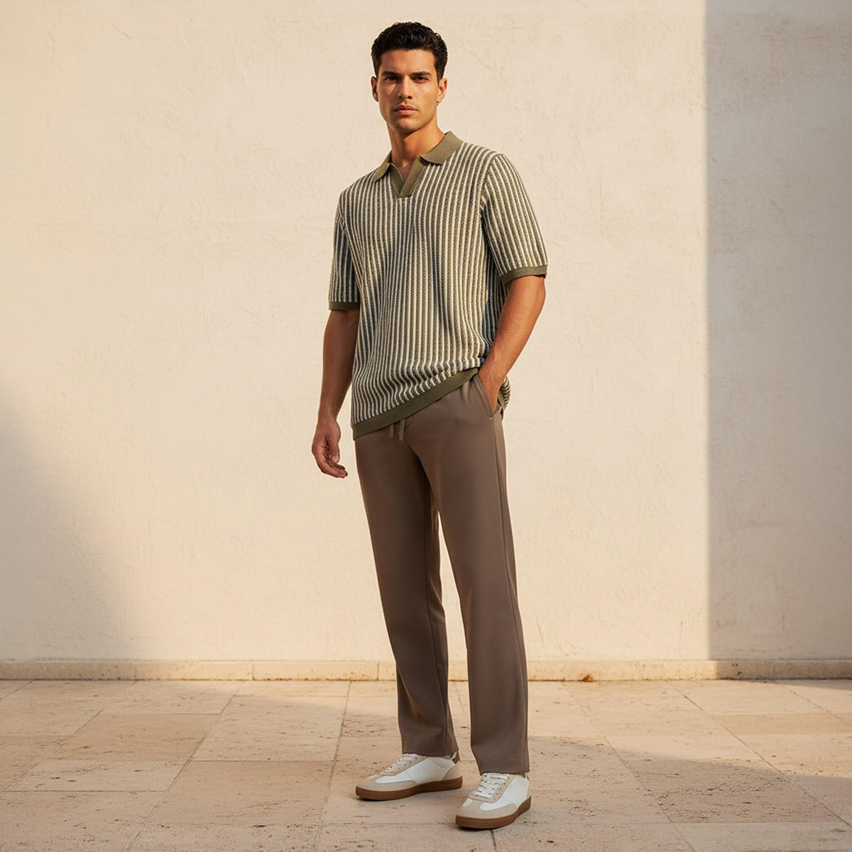 Men Short Sleeves Striped Polo T-shirt-men-clothing-tshirtsandpolos-polos-image-3
