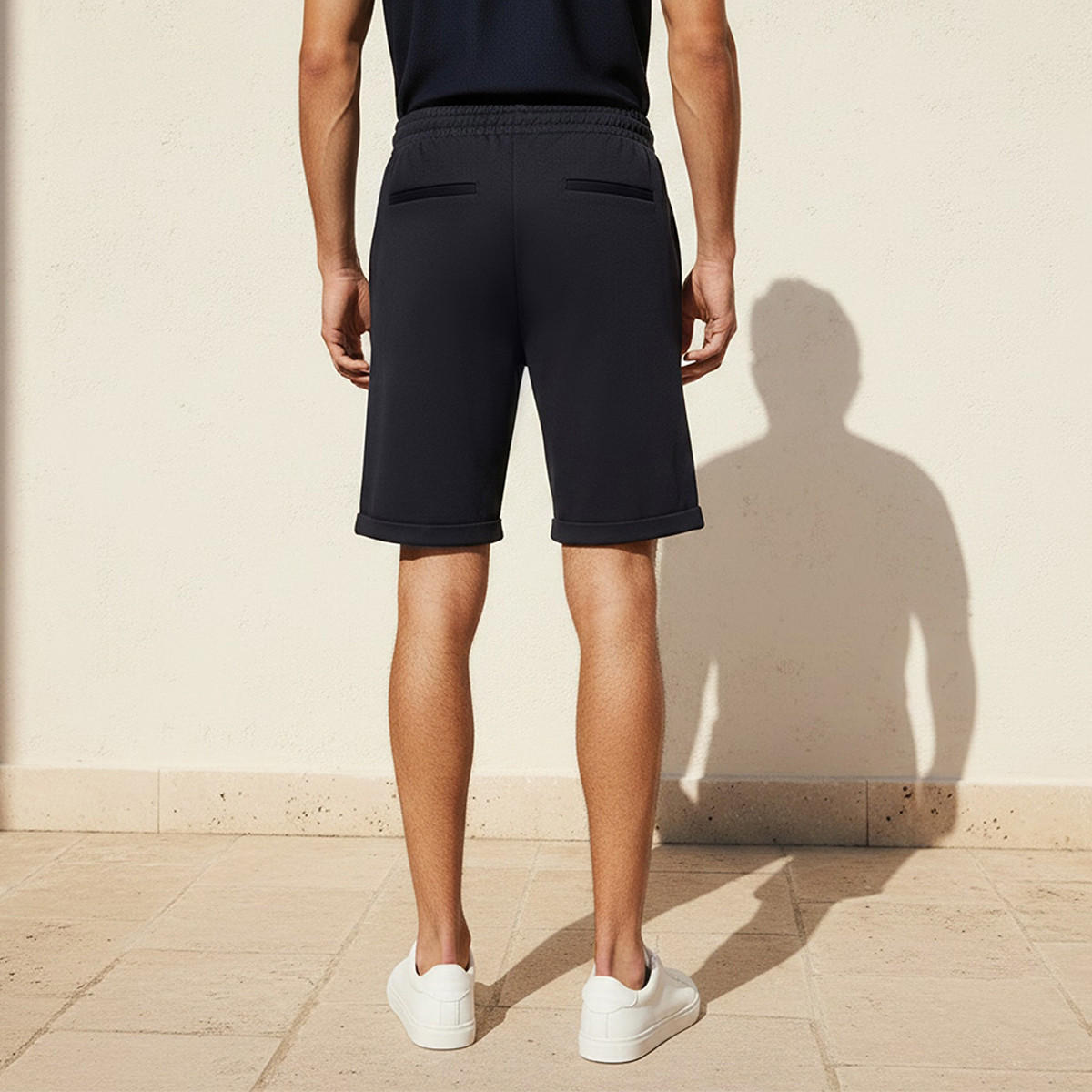 Men Regular Fit Shorts Pique-men-clothing-bottoms-shorts-image-4