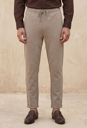 Splash Smart Regular Fit Pique Trousers-men-clothing-image-1