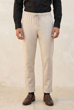 Splash Smart Regular Fit Pique Trousers-men-clothing-image-1